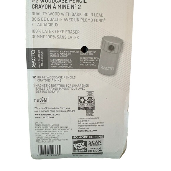 Paper Mate Mirado Black Warrior HB #2 Woodcase Pencils + X-Acto Pencil Sharpener - Picture 5 of 8